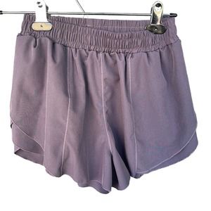 Shein Shorts Womens Small Purple Tulip‎ Hem Pull On